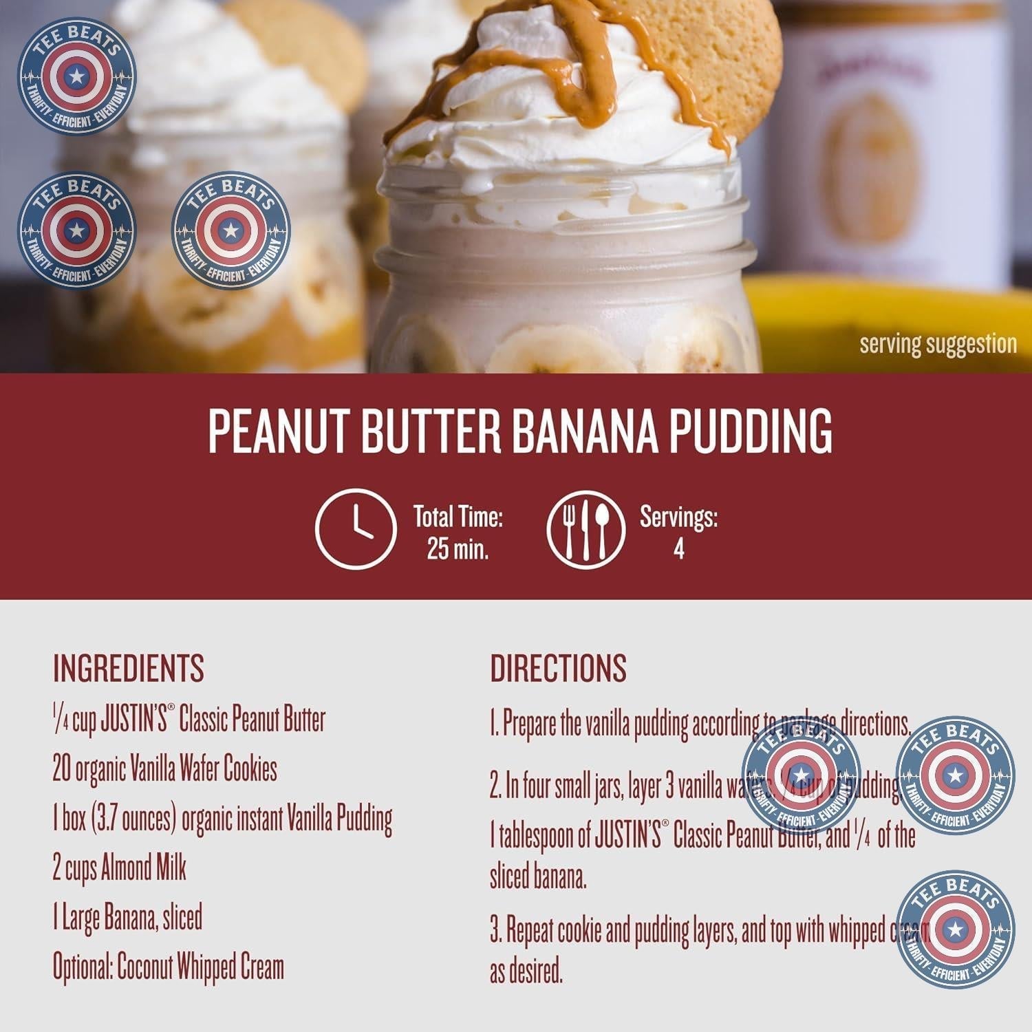 Justin’s Gluten-Free Peanut Butter – Post-Workout Recovery Scoop for the Gym Bag