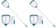 Pool Skimmer with Pole (Pack of 2)