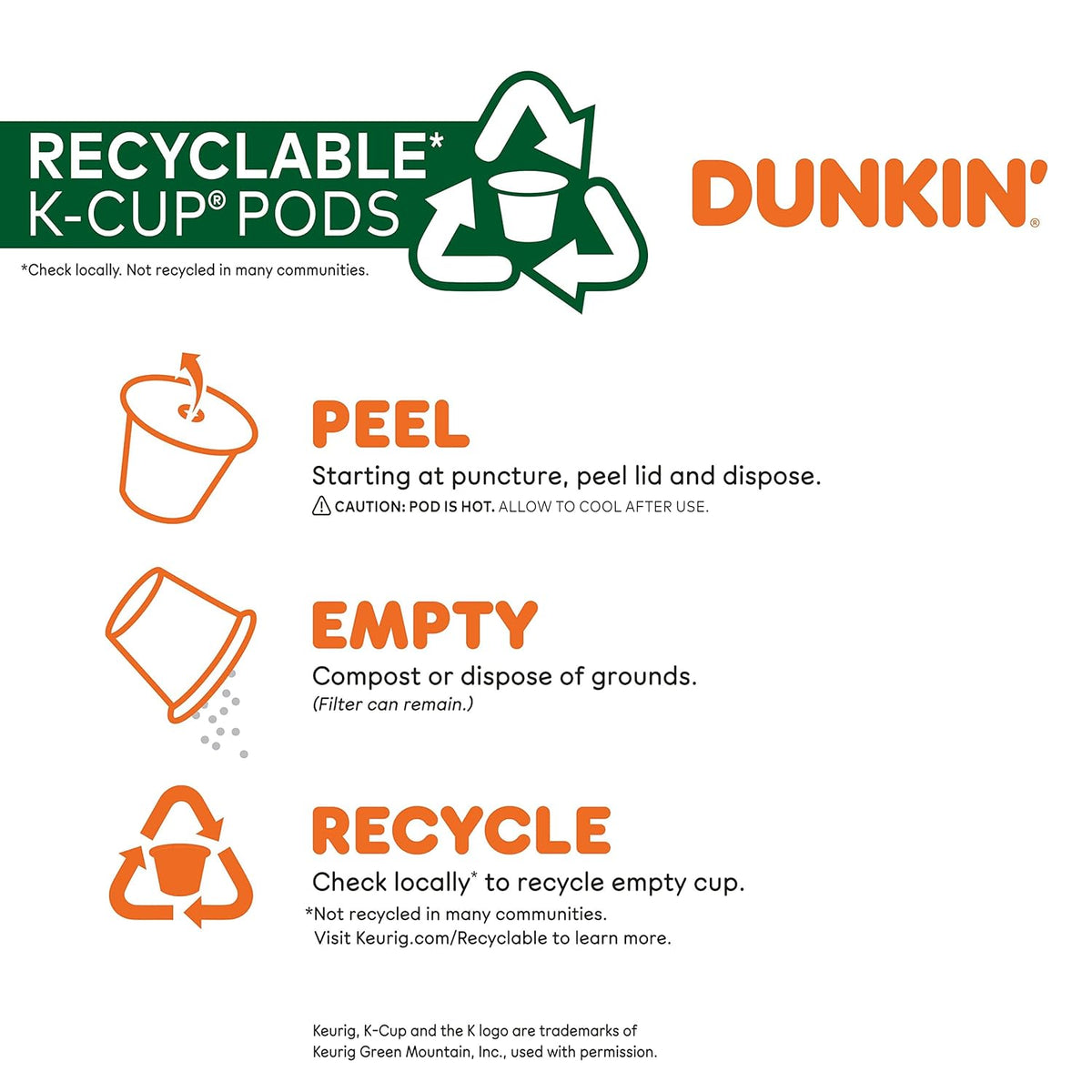 k-cup pod format engineered for keurig single-serve brewers