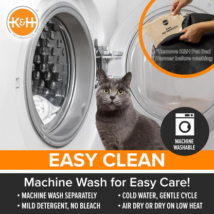 K&H Thermo-Snuggle Cup – Holiday and Housewarming Gift for the Cat-Obsessed Friend