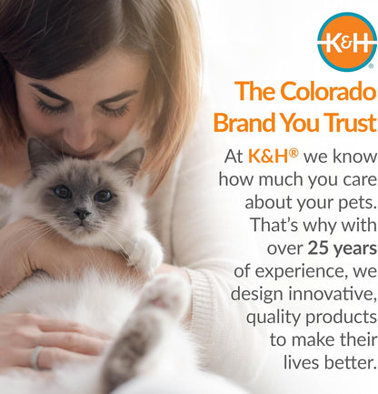 K&H Thermo-Snuggle Cup – Holiday and Housewarming Gift for the Cat-Obsessed Friend