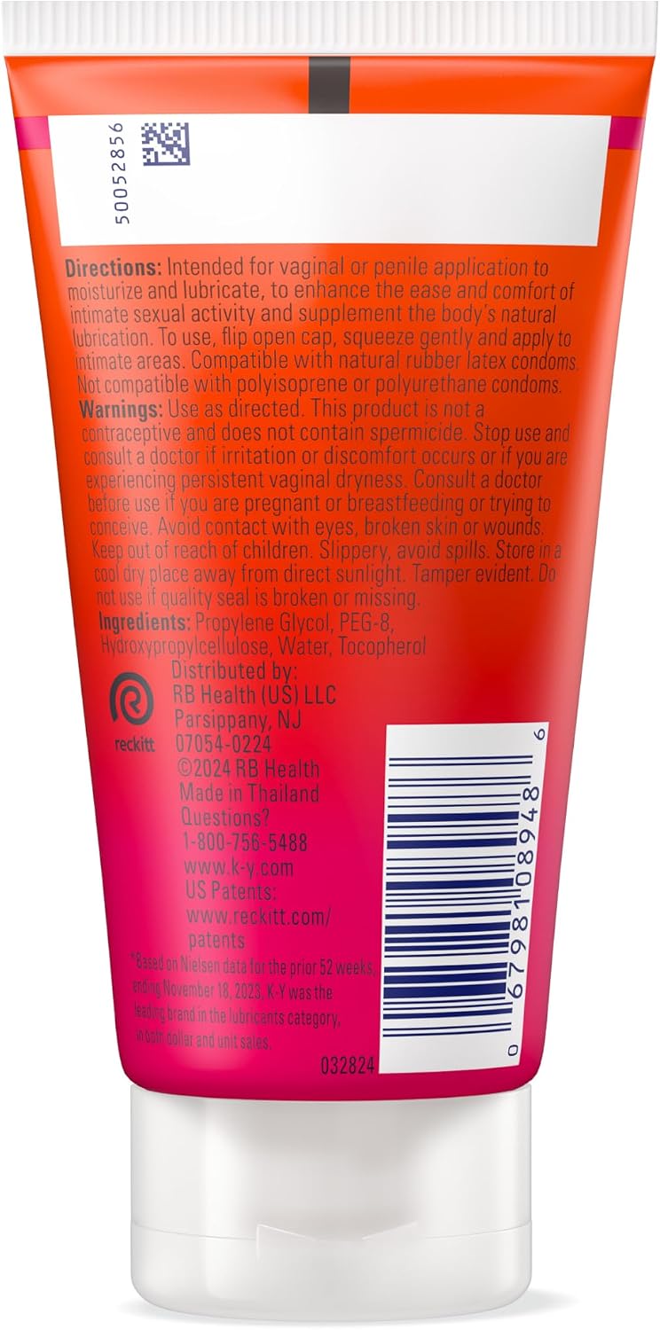 K-Y Warming Jelly Sensorial Lubricant – Personal Comfort Essential for Wind-Down Bath Time