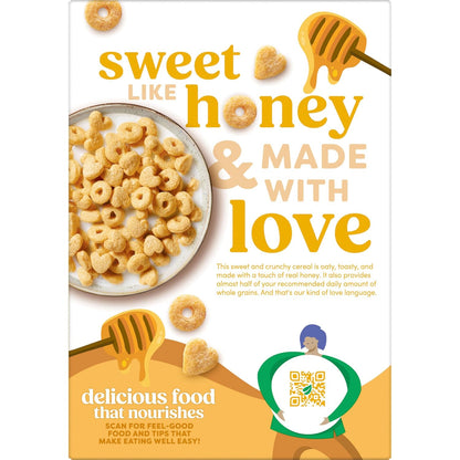 Kashi Organic Whole Grain Cereal – Fiber-Rich Honey Toasted Breakfast for a Nourishing Morning, 13.6oz