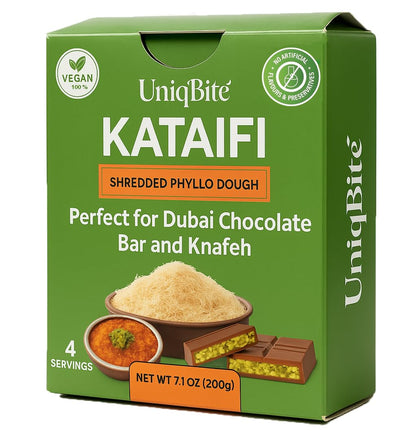 Kataifi Shredded Phyllo Dough – Elegant Edible Gift for the Home Baker Who Loves Middle Eastern Sweets and Dubai Chocolate