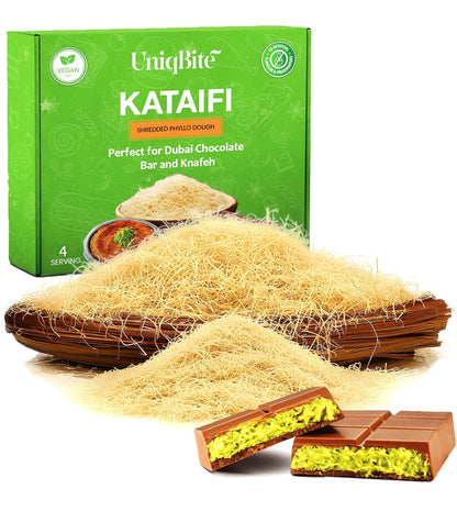 Kataifi Shredded Phyllo Dough – Elegant Edible Gift for the Home Baker Who Loves Middle Eastern Sweets and Dubai Chocolate
