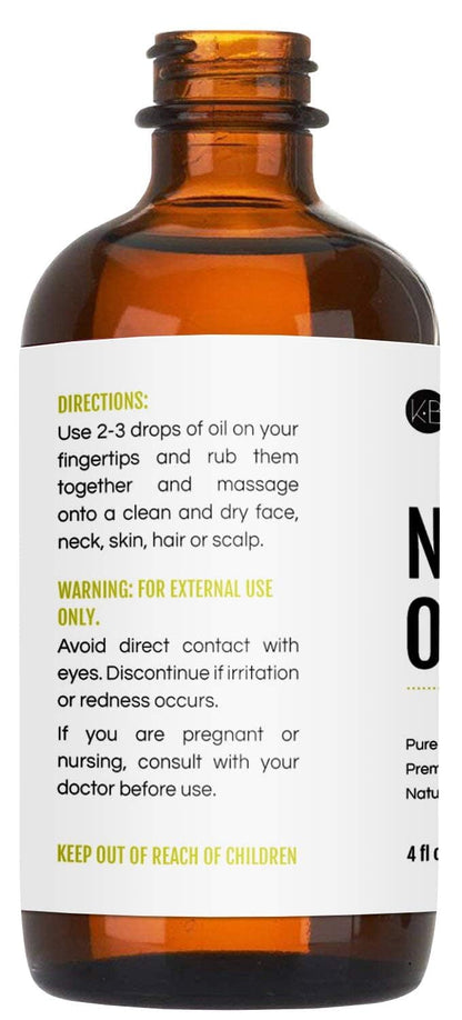 Kate Blanc Cosmetics Neem Oil for Skin, Hair & Face – Camp and Patio Bug Spray for Clothing and Boots in Wooded Areas