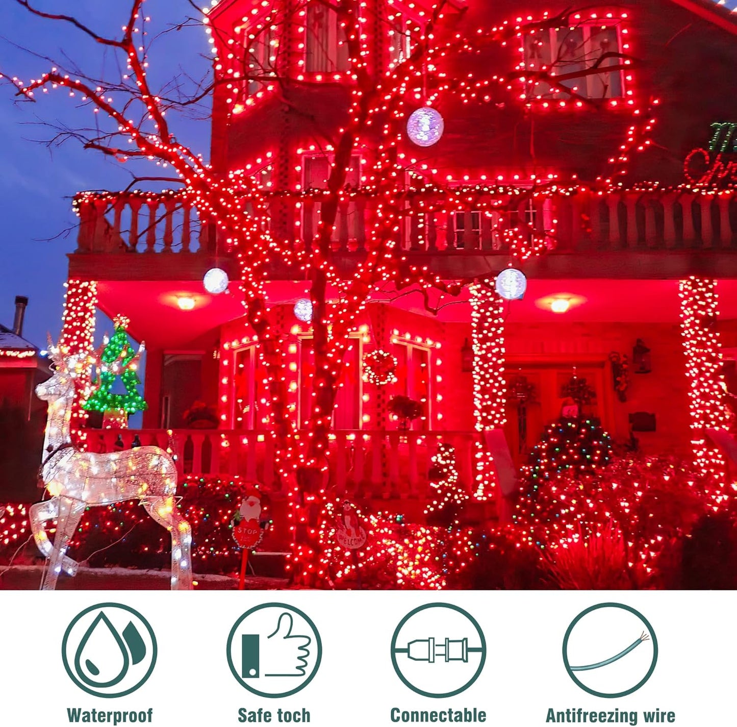 keep-on parallel wiring so remaining bulbs stay lit if one fails