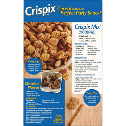 Kellogg's Crispix Cereal – Trail Mix Add-In for Balanced Home Snacking, Parve Kosher Cereal