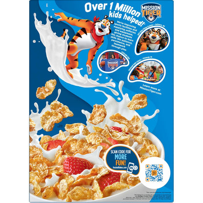 Kellogg's Frosted Flakes Cereal, 28.5 oz Giant Size, Fat-Free Breakfast Cereal for Health-Conscious Office and Dorm Snackers