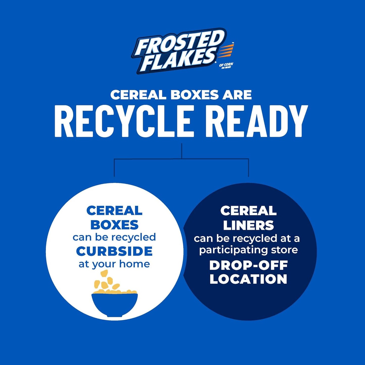 Kellogg's Frosted Flakes Cereal, 28.5 oz Giant Size, Fat-Free Breakfast Cereal for Health-Conscious Office and Dorm Snackers