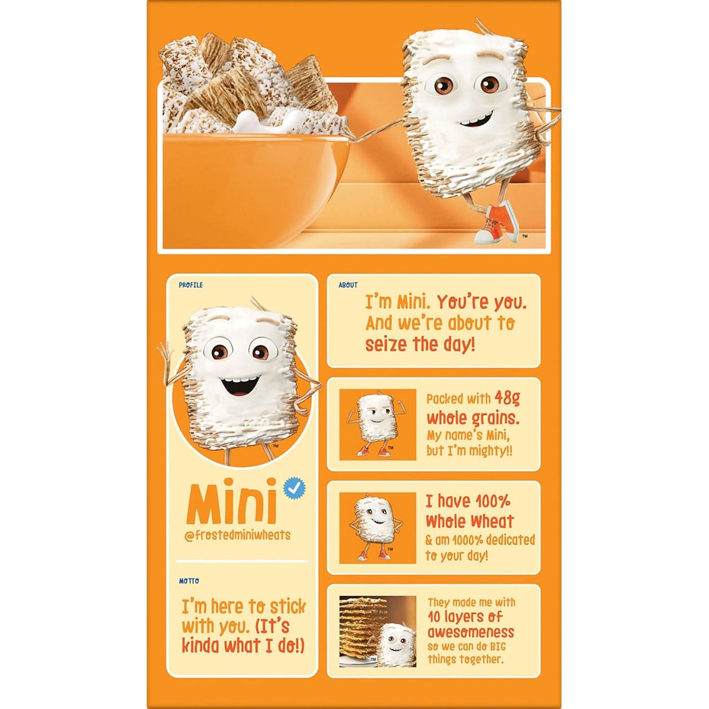 Kellogg’s Frosted Mini-Wheats – No Artificial Flavors School Lunchbox Cereal Kids Love, 29.5oz Giant Family Box