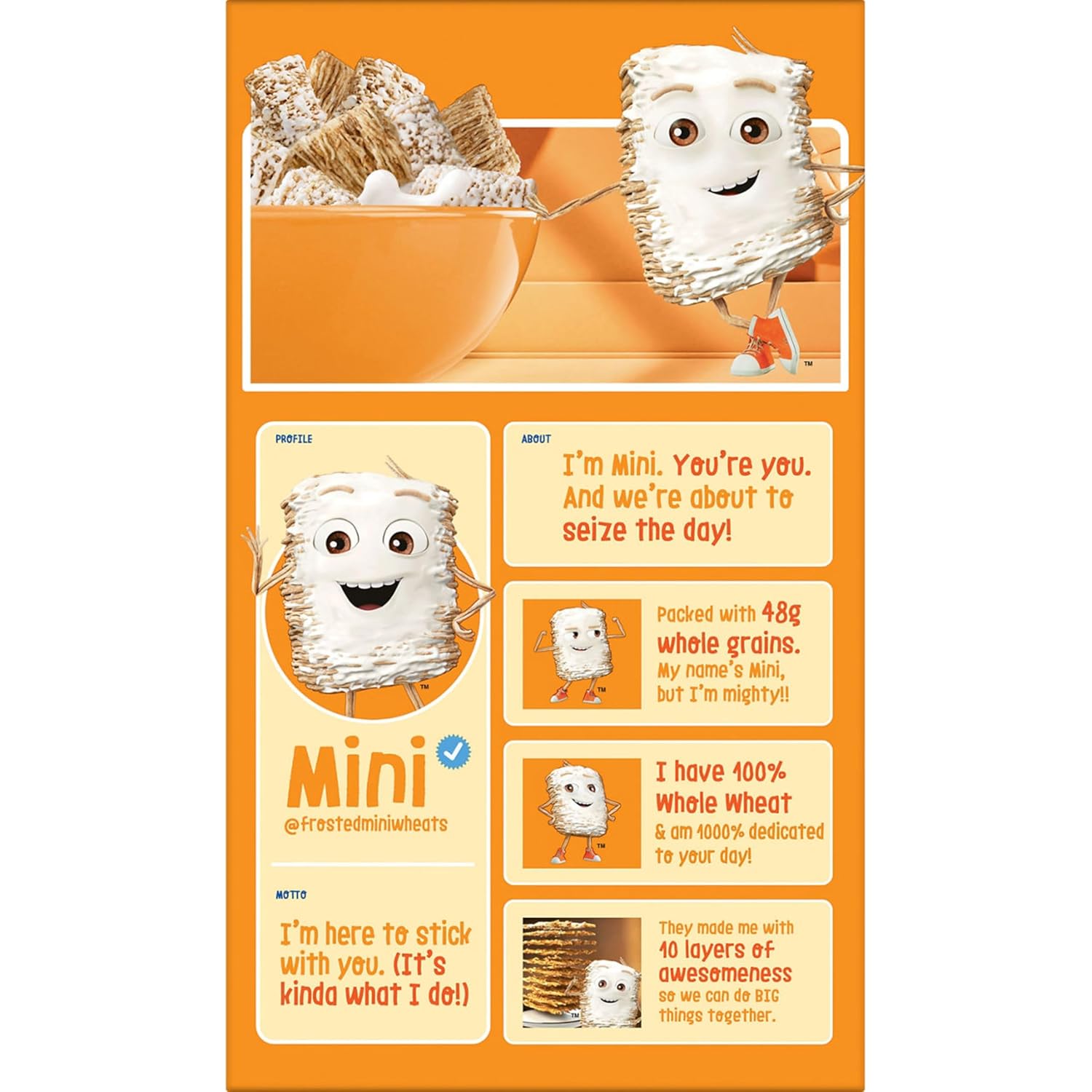 Kellogg’s Frosted Mini-Wheats – No Artificial Flavors School Lunchbox Cereal Kids Love, 29.5oz Giant Family Box