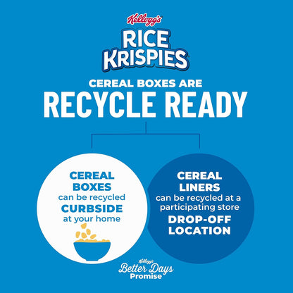 Kellogg's Rice Krispies Cereal – Nostalgic Care Package Treat for College Move-In Day, Big 24oz Box