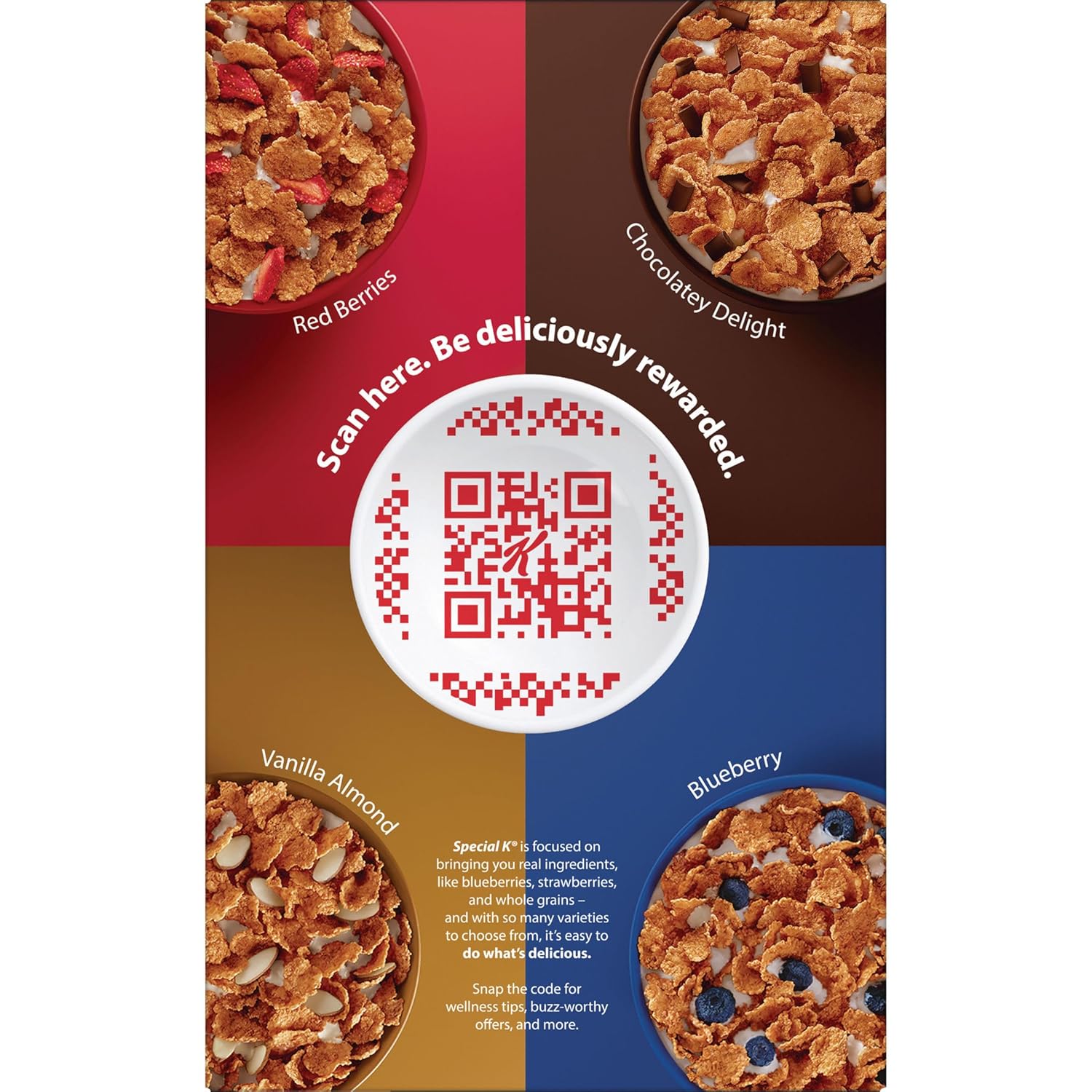 Kellogg's Special K Original Cereal – Fast Office Desk Snack for Busy Professionals, No-Prep RTE Cereal in a 12oz Box