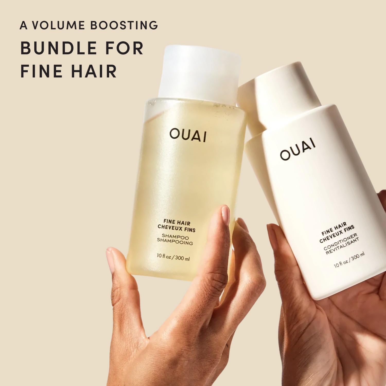 keratin, biotin, and chia seed oil for strengthening and thickening