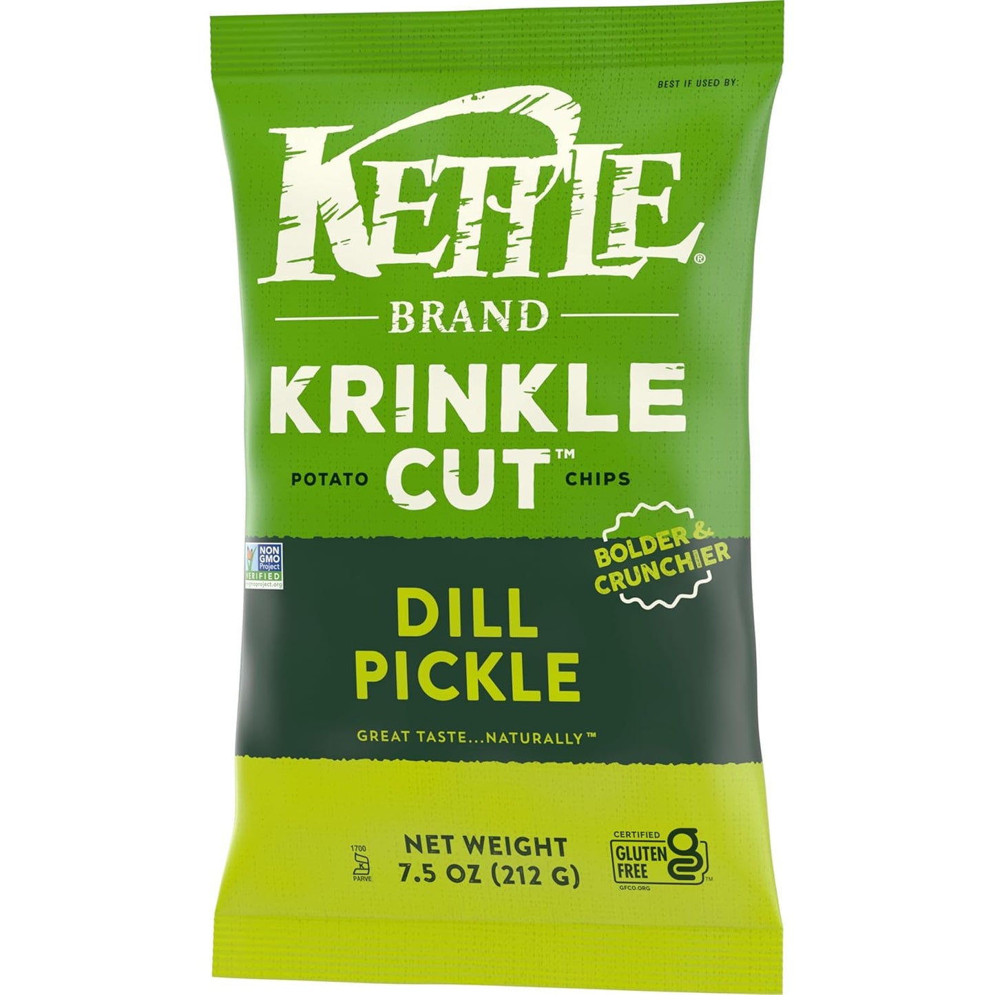 Kettle Brand Potato Chips Parmesan Cheese Kettle Chips, 7.5 Oz – Clean-Ingredient Chips for Kid Playdates and Lunchboxes