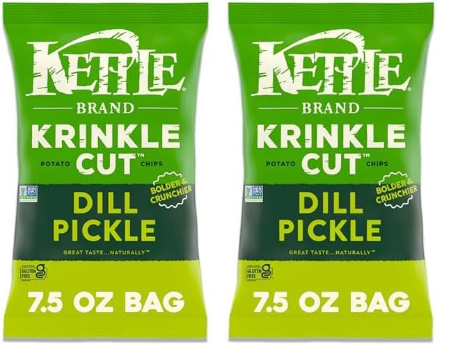 Kettle Brand Potato Chips Parmesan Cheese Kettle Chips, 7.5 Oz – Clean-Ingredient Chips for Kid Playdates and Lunchboxes