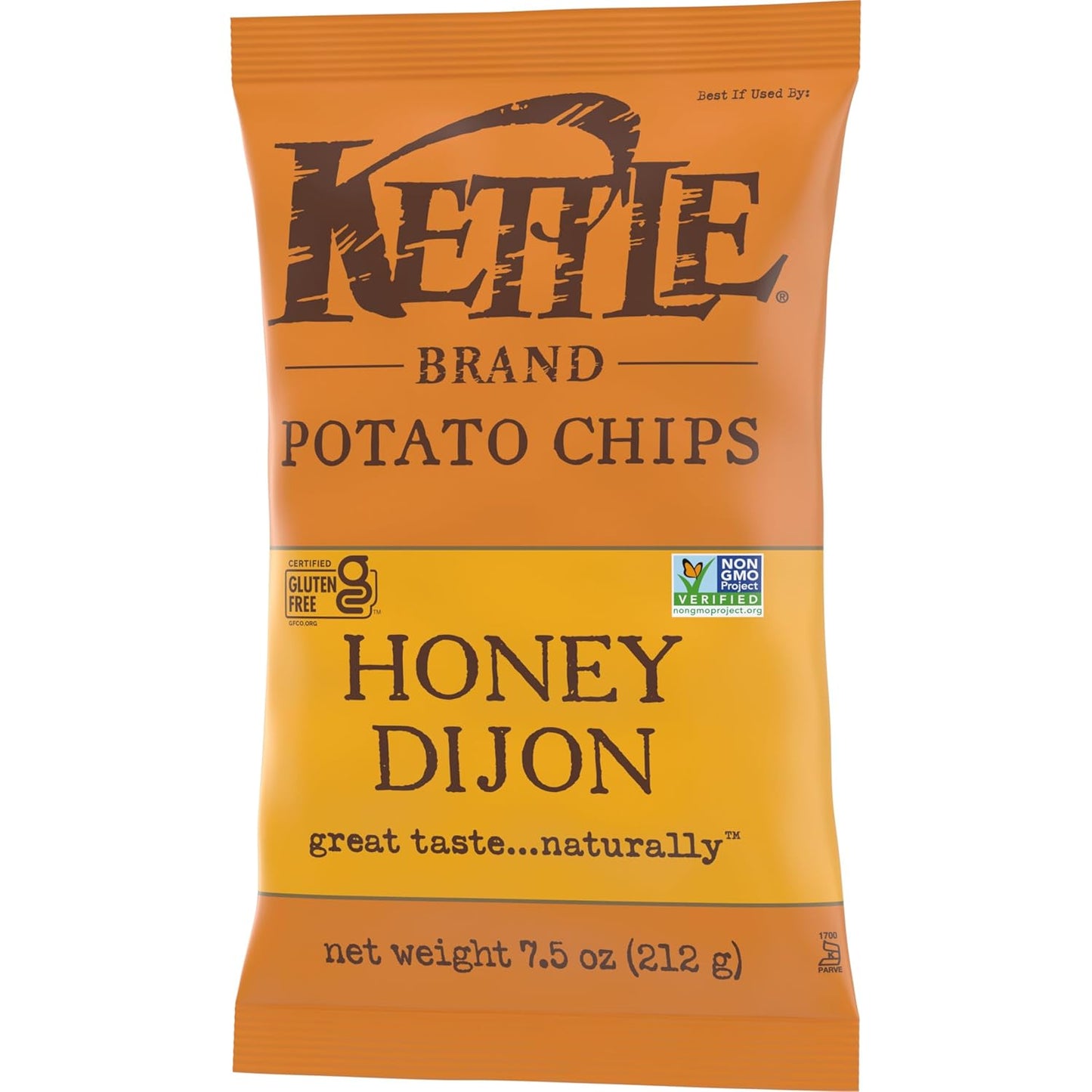 Kettle Brand Potato Chips Parmesan Cheese Kettle Chips, 7.5 Oz – Clean-Ingredient Chips for Kid Playdates and Lunchboxes