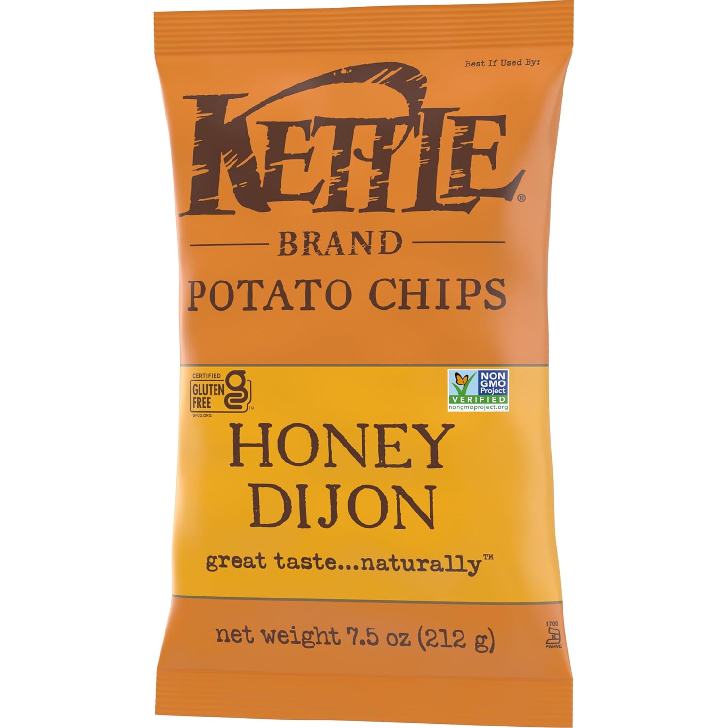 Kettle Brand Potato Chips Parmesan Cheese Kettle Chips, 7.5 Oz – Clean-Ingredient Chips for Kid Playdates and Lunchboxes