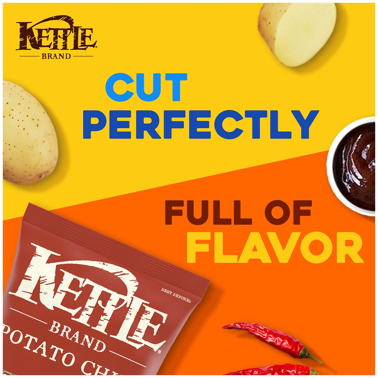 kettle-cooked cooking process producing bold flavor and hearty texture