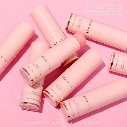 KIMUSE Multi Balm Stick – Restorative Evening Skincare, Scent-Free Collagen-Boosting Balm for Face and Lips