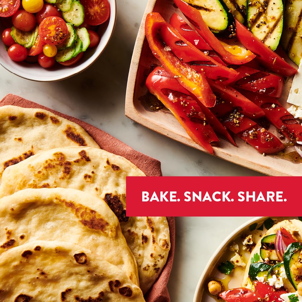 King Arthur Baking Company Flatbread Mix Kit – Simple Two-Ingredient Baking for Uncluttered Kitchens