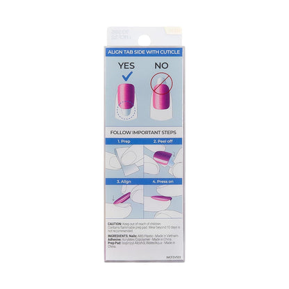 KISS imPRESS No Glue Mani – Understated Pink Press On Nails for Less Is More Style