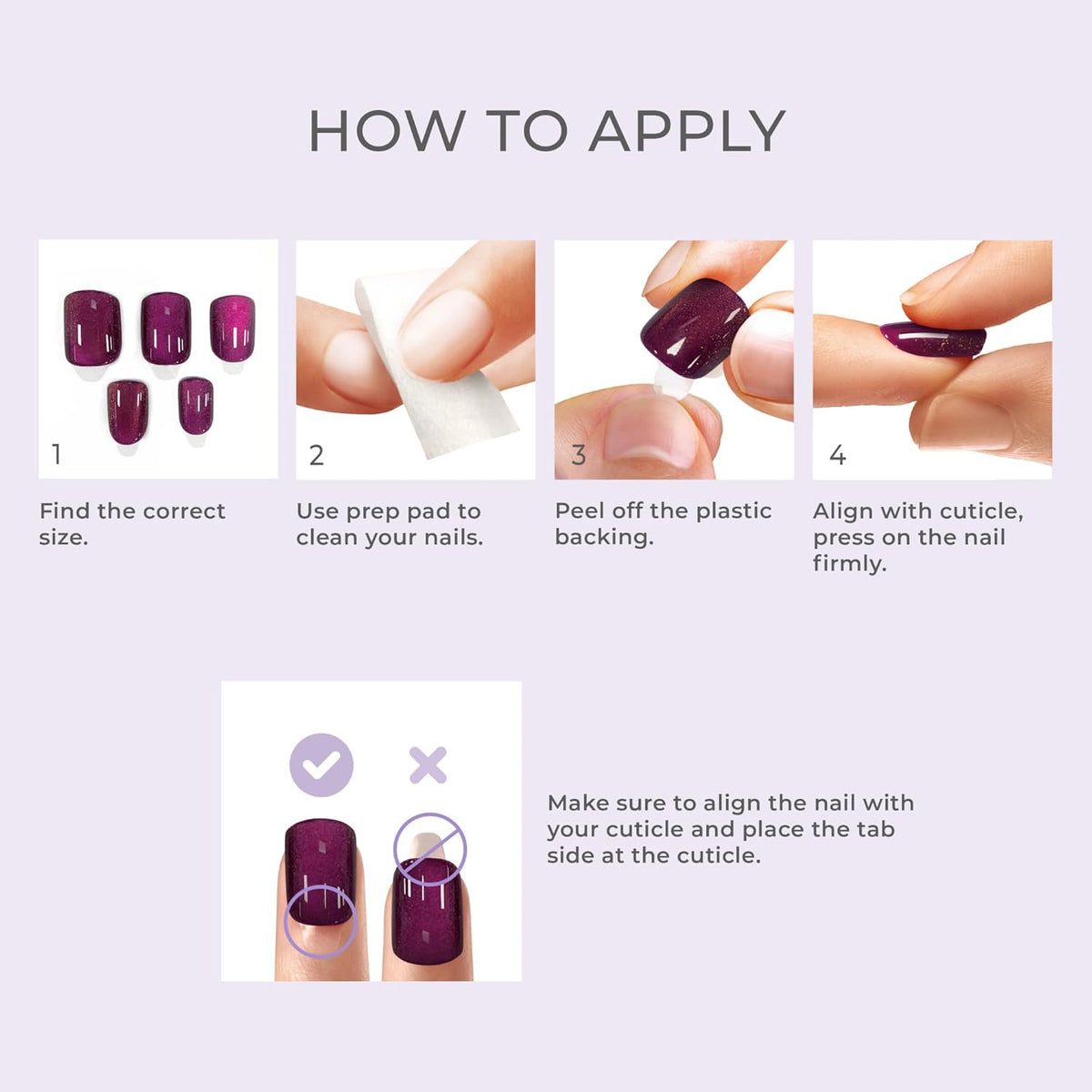 KISS imPRESS No Glue Mani – Understated Pink Press On Nails for Less Is More Style