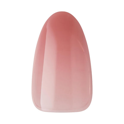 KISS imPRESS No Glue Press On Nails – Serenity Medium Pink for the Curated Vanity, Crafted Almond Nude Manicure