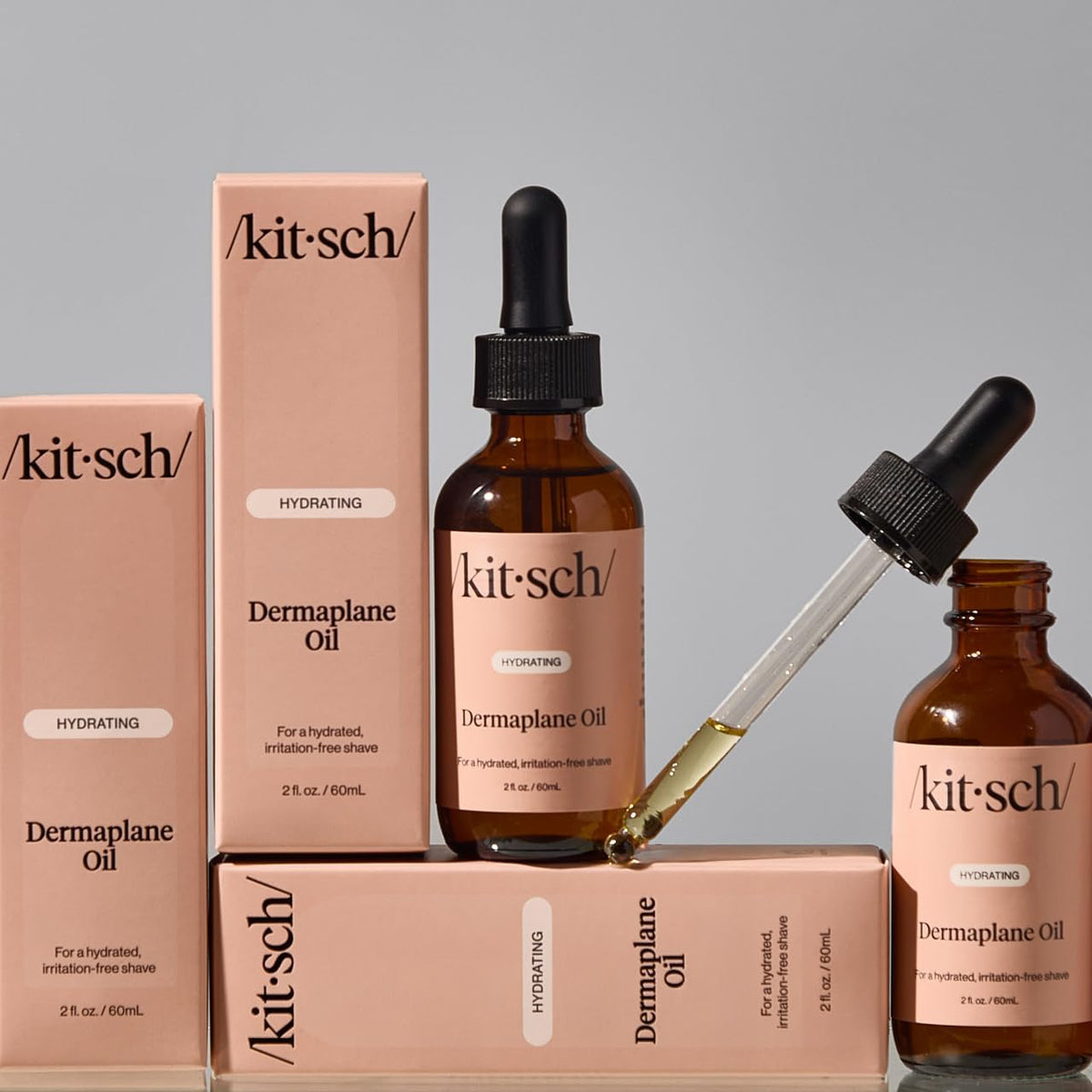Kitsch Dermaplane Face Oil – One-Bottle Multi-Use Skincare Oil for an Intentional Routine, 2oz