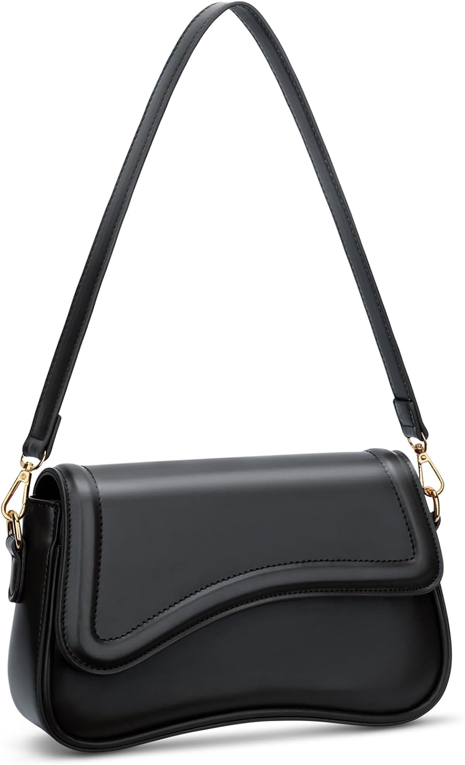 KKXIU Compact Shoulder Purse – Versatile Day Bag for Outdoor Markets and Cafes, Mini Hobo with Detachable Handle