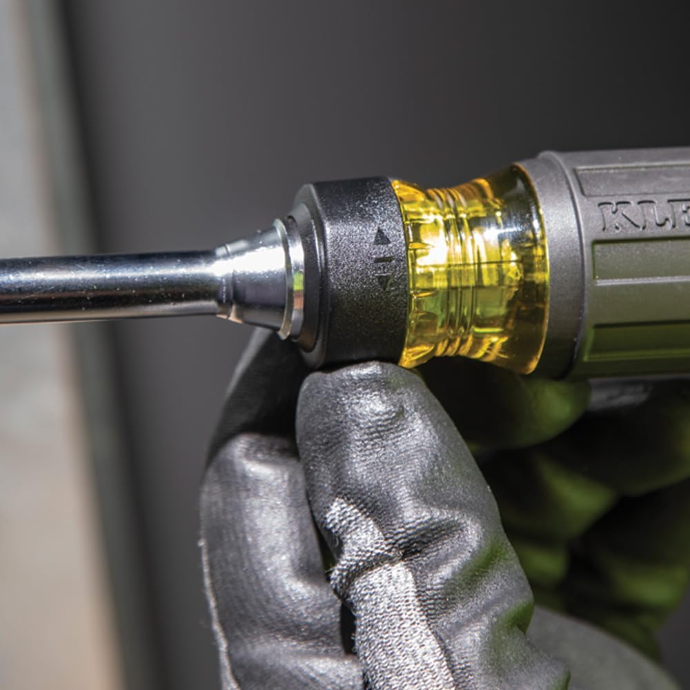 Klein Tools 32305 15-in-1 Screwdriver – Practical Gift for Electricians, Mechanics, and DIYers