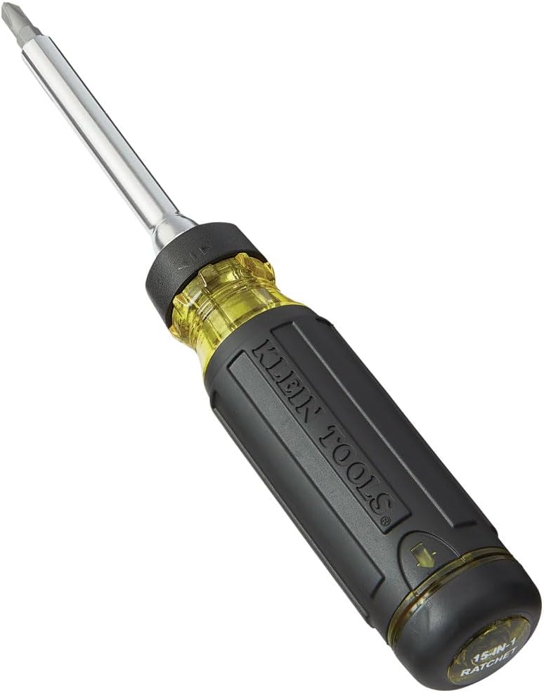 Klein Tools 32305 15-in-1 Screwdriver – Practical Gift for Electricians, Mechanics, and DIYers