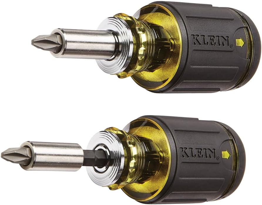 Klein Tools 32308 Stubby Screwdriver – Practical Gift for Electricians and DIY Homeowners