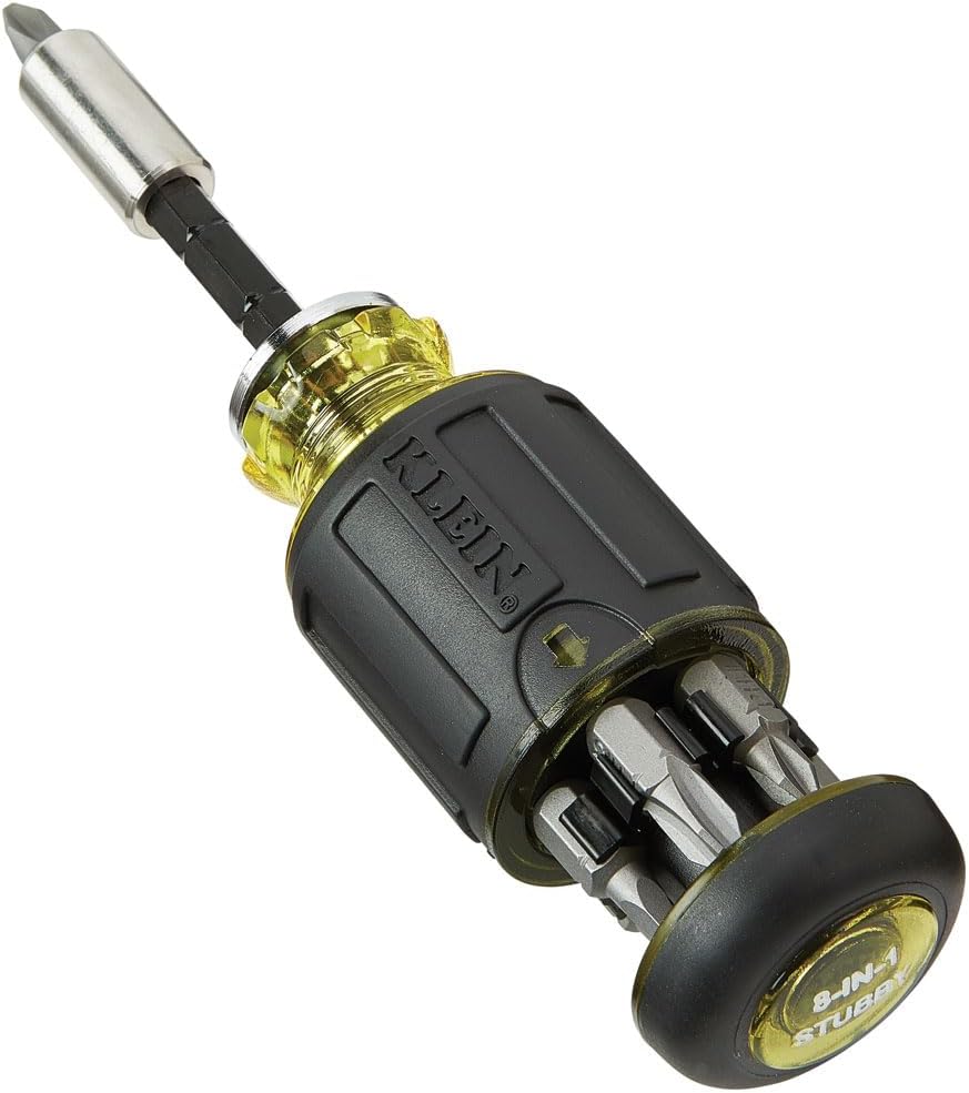 Klein Tools 32308 Stubby Screwdriver – Practical Gift for Electricians and DIY Homeowners