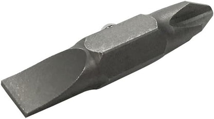 Klein Tools 32483 Jobsite Bit Set for Outdoor Service Work, #2 Phillips and 1/4-Inch Slotted for Multi-Bit Screwdrivers