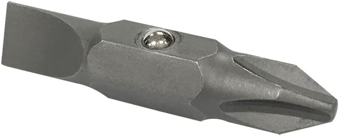 Klein Tools 32483 Jobsite Bit Set for Outdoor Service Work, #2 Phillips and 1/4-Inch Slotted for Multi-Bit Screwdrivers