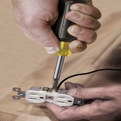 Klein Tools 32500 11-in-1 Screwdriver – One Compact Driver for a Clean, Clutter-Free Tool Drawer