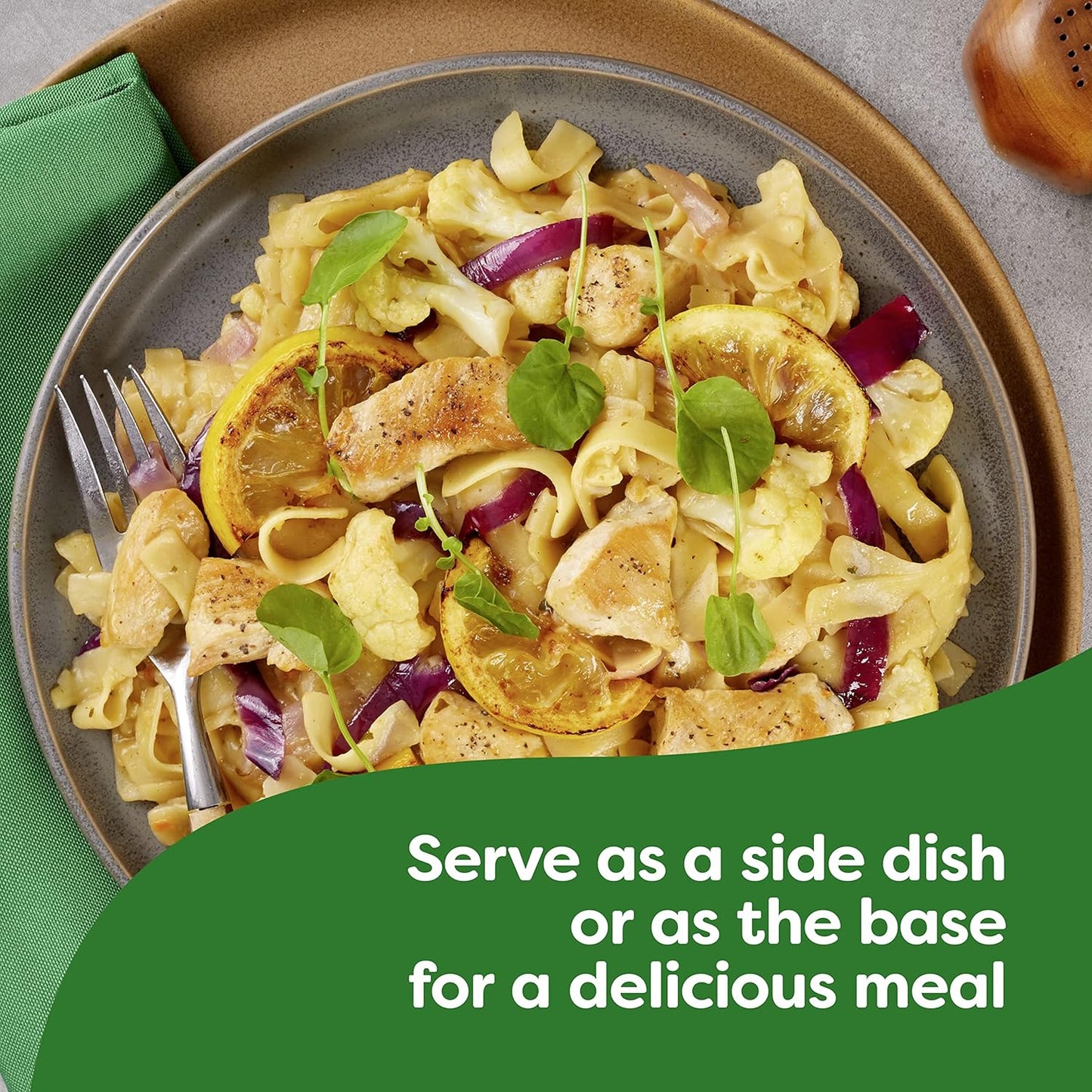 Knorr Pasta Sides Chicken Fettuccine 4.3 oz – One-Pot Microwave Pasta for Focused Home Office Evenings