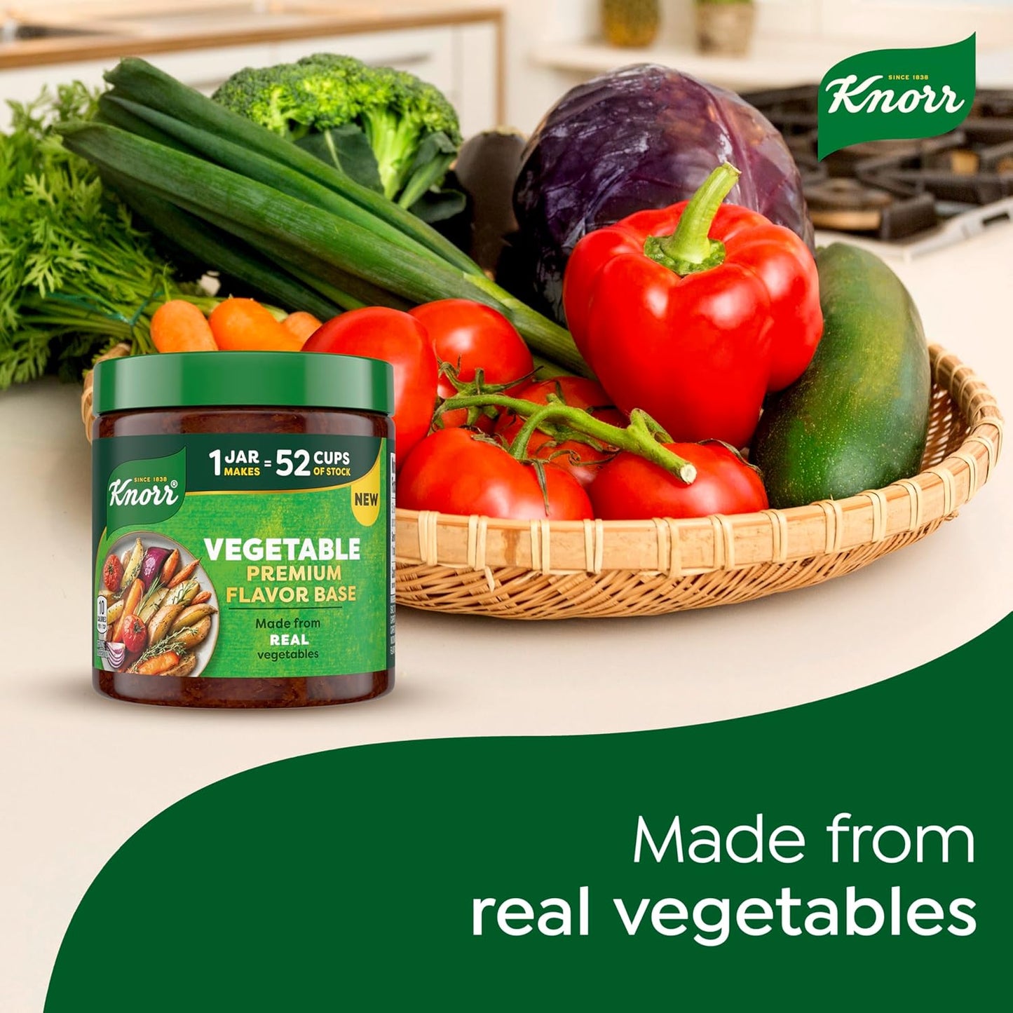Knorr Premium Vegetable Flavor Base for Compact Pantry Living and Clutter-Free Stocking
