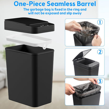KOEYLE 2.2 Gallon Sensor Trash Bin – Smart Dorm Room Gift for College Students