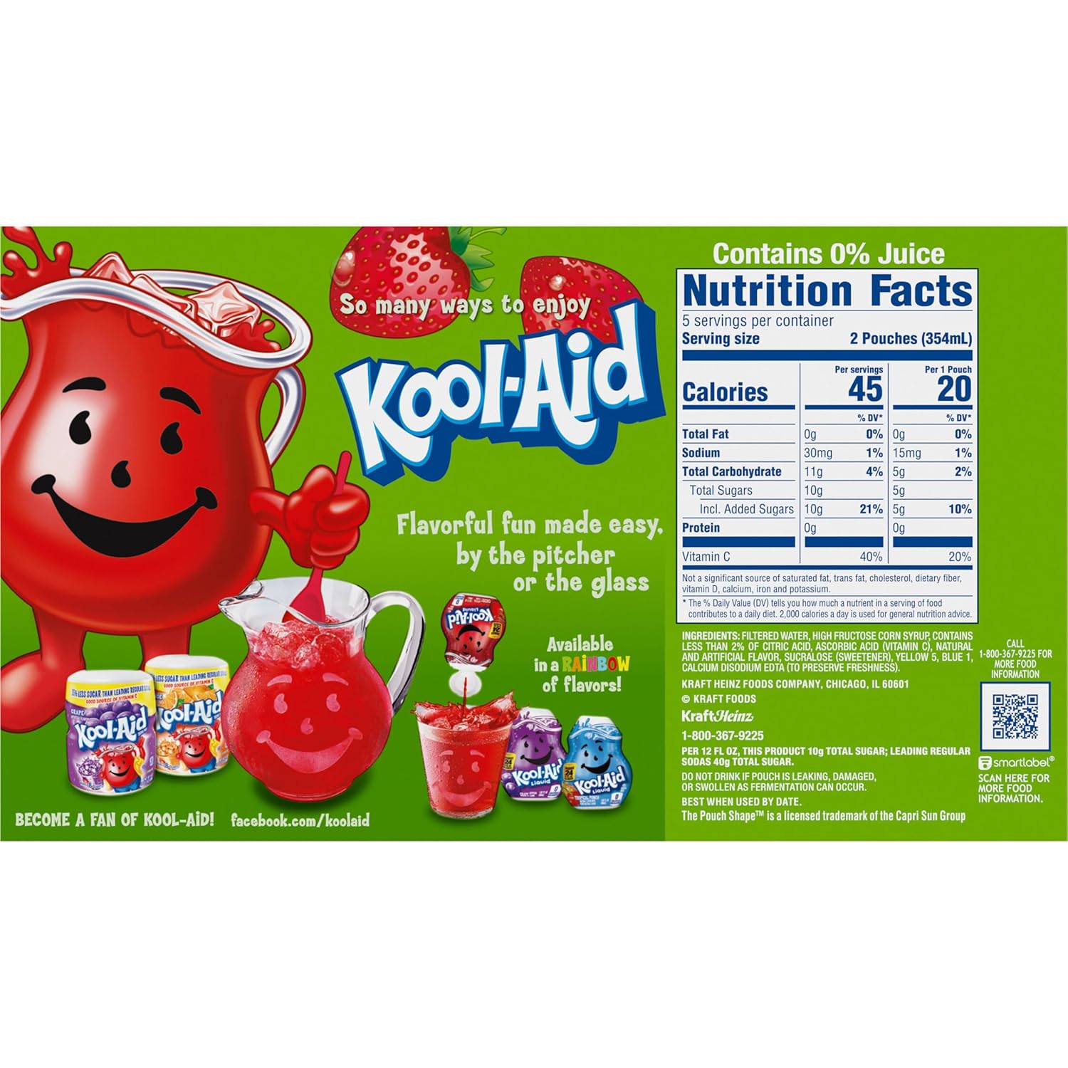 Kool-Aid Jammers Children Party Drinks – Spill-Proof Pouches for Playdates, Birthdays, and Lunchboxes