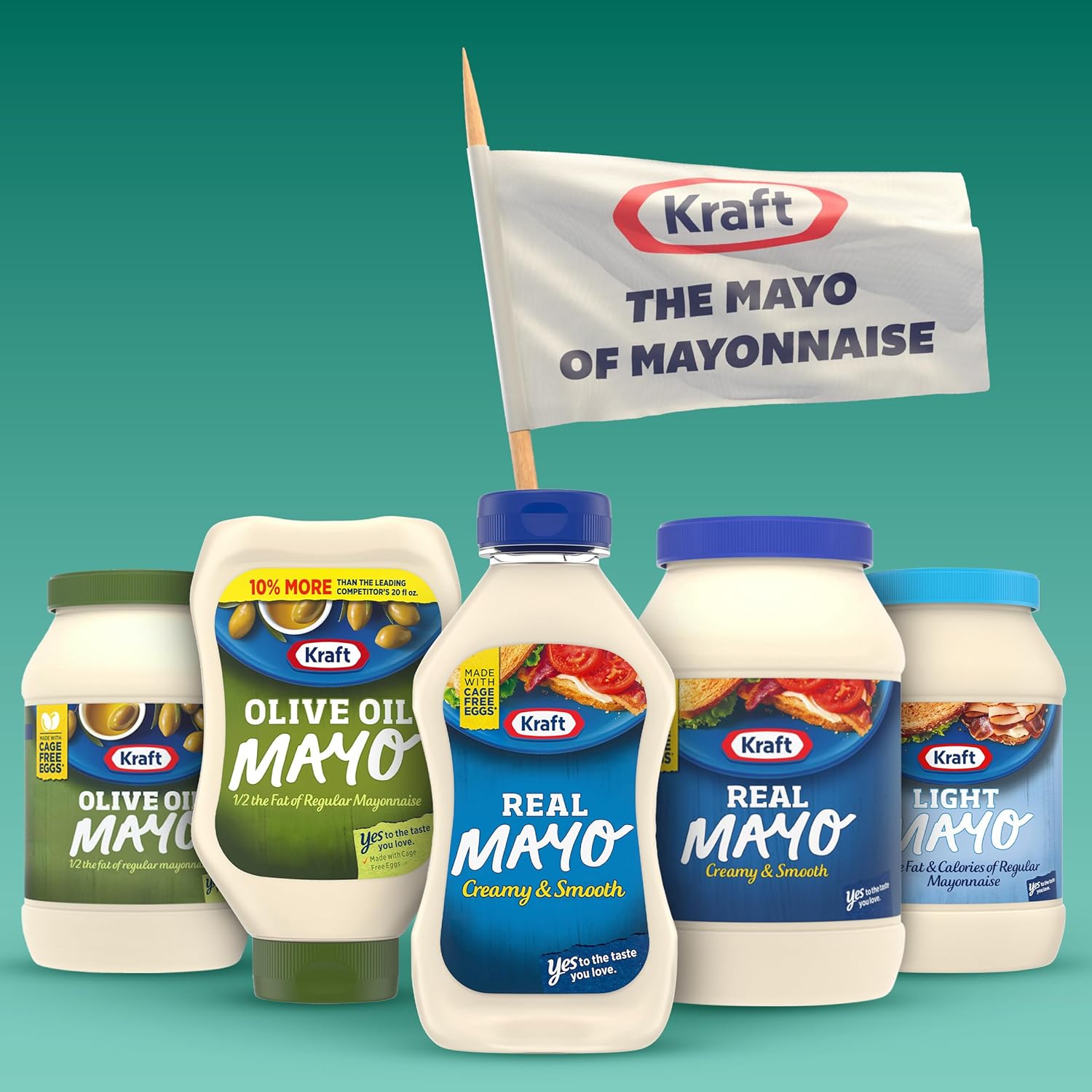 Kraft Real Mayo – Easy Squeeze Mayo for Kids' Lunchboxes, Dippers, and Quick Family Meals