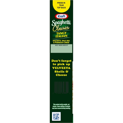 Kraft Spaghetti Classics — Fast 30-Minute Italian Dinner for Busy Professionals, 4-Serving Box, 8 oz