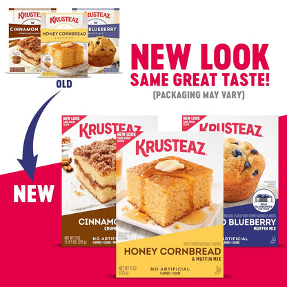 Krusteaz Meyer Lemon Bar Mix – Kid-Friendly Baking Mix for Family Gatherings, Soft and Flaky When Slightly Underbaked