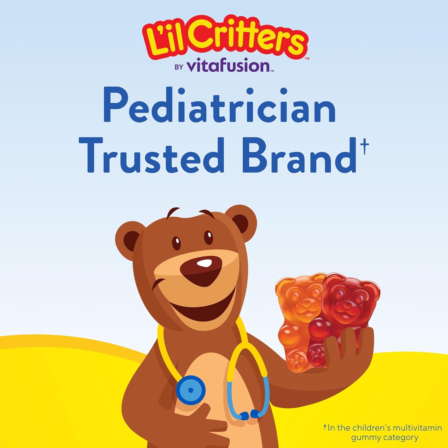 L'il Critters Gummy Vites – Family Wellness Multivitamin for Growing Children, 11 Essential Nutrients