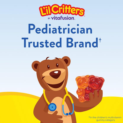 L'il Critters Gummy Vites – Family Wellness Multivitamin for Growing Children, 11 Essential Nutrients
