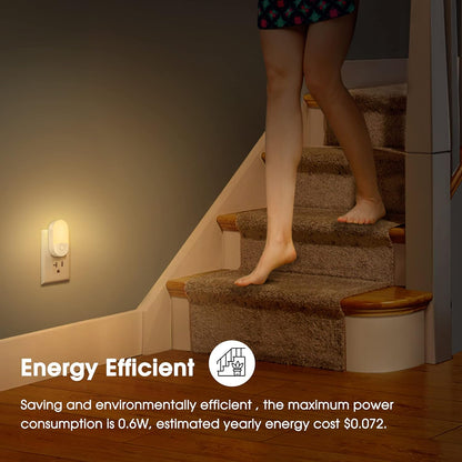 L LOHAS LED Night Light – Soothing Nursery Light for Babies and Toddlers, Soft White and Amber Color Options