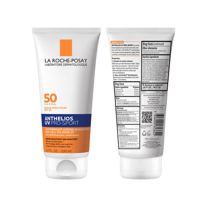 La Roche-Posay Anthelios UV Pro-Sport Spray – Fast-Drying SPF 45 for Beach, Patio & Open-Air Activities