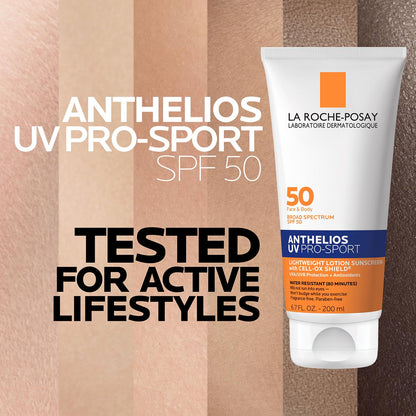 La Roche-Posay Anthelios UV Pro-Sport Spray – Fast-Drying SPF 45 for Beach, Patio & Open-Air Activities